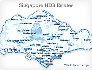 HDB Estate Map